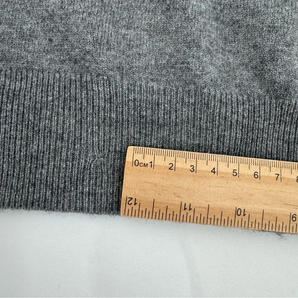 Equipment Femme Sweater Women’s M Gray Pullover Embellished Neck - Picture 13 of 13